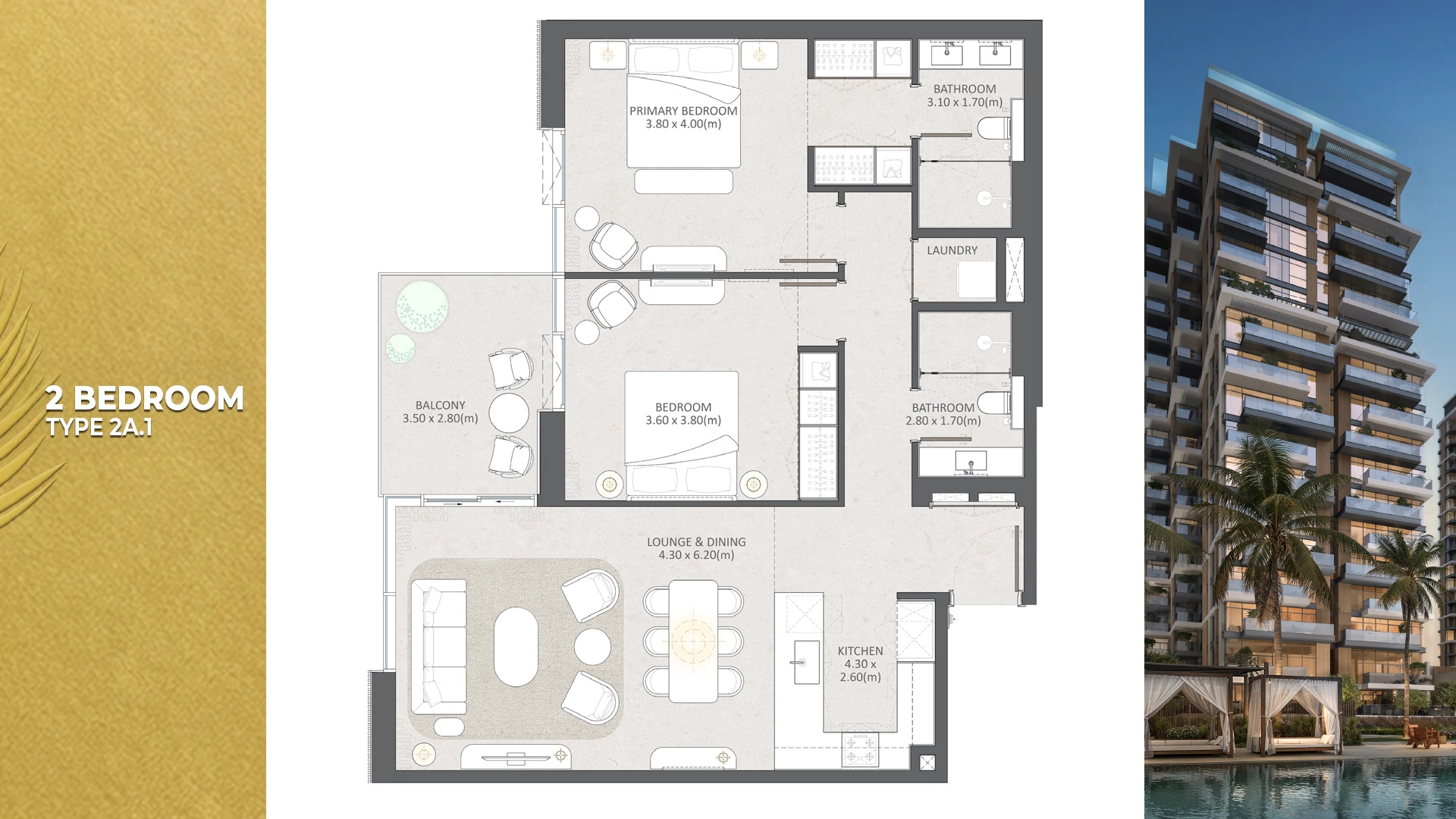 2 BR - Type B